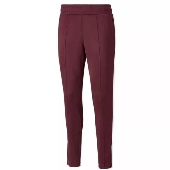Puma X TMC Status Symbol Sweat Pants Nipsey Hussle NWT Men’s Burgundy/White - Picture 11 of 15